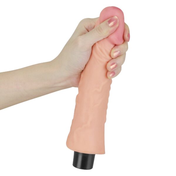 8 REAL SOFTEE Vibrating Dildo - obrazek 4