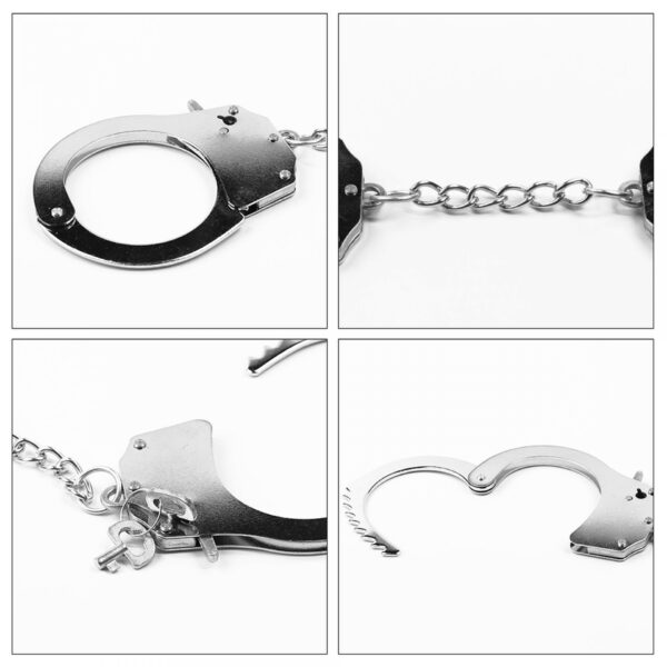 Fetish Pleasure Metal Handcuffs - obrazek 4