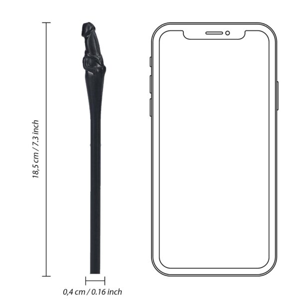 Groom Straws   Black - obrazek 4