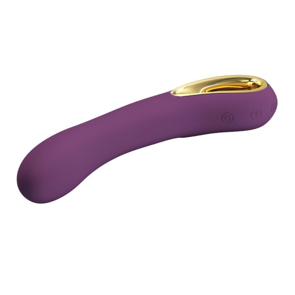 PRETTY LOVE   Ethan purple, 12 vibration functions Mobile APP Long distance Control - obrazek 4