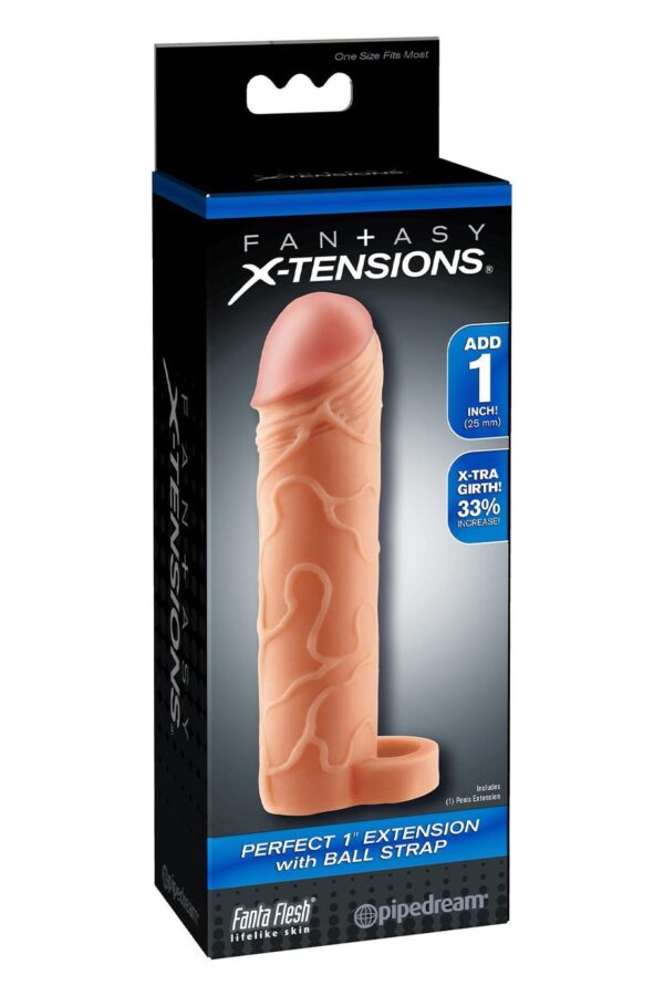 FANTASY X TENSIONS PERFECT 1 INCH EXTENSION WITH BALL STRAP LIGHT - obrazek 4
