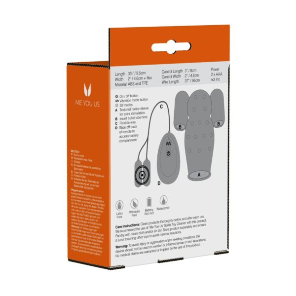 Me You Us Dual Power Masturbation Sleeve - obrazek 4