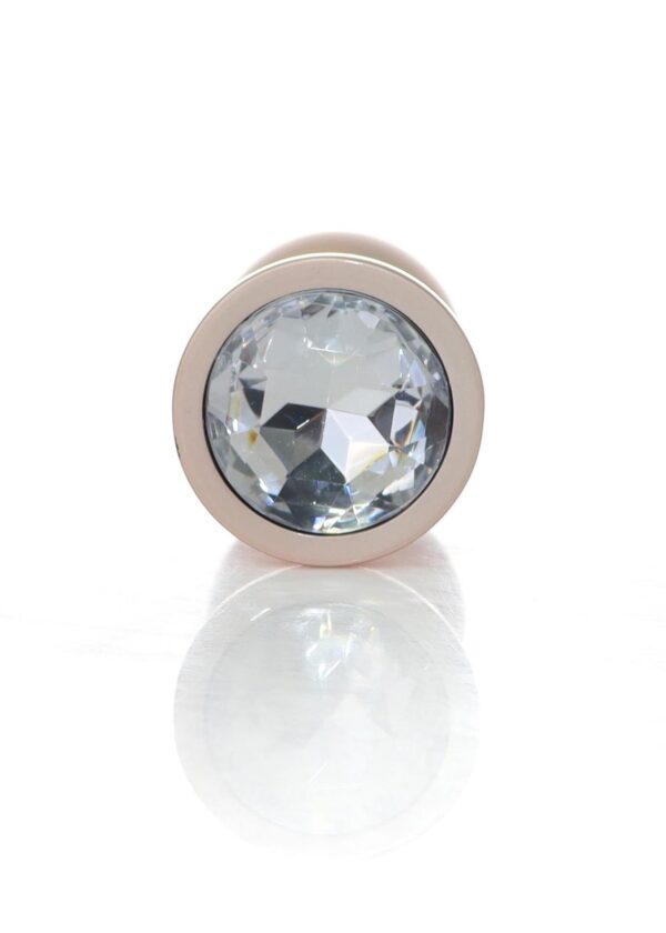 Plug Jewellery Pearl Gold PLUG  Clear M - obrazek 4