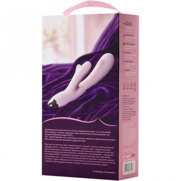 xVibromassager Eromantica MERYL, silicone, pink, 22,5 cm - obrazek 4