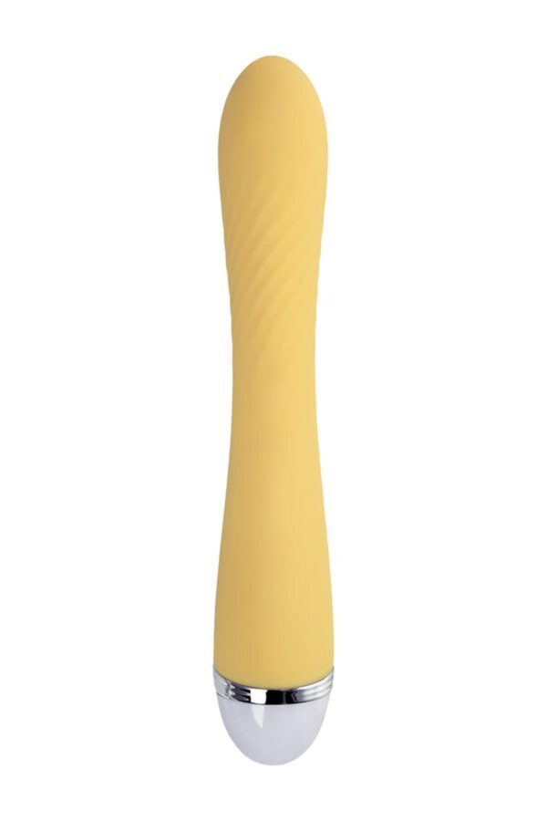Vibrator Flovetta by Toyfa Calla, silicone, yellow, 22 cm - obrazek 4
