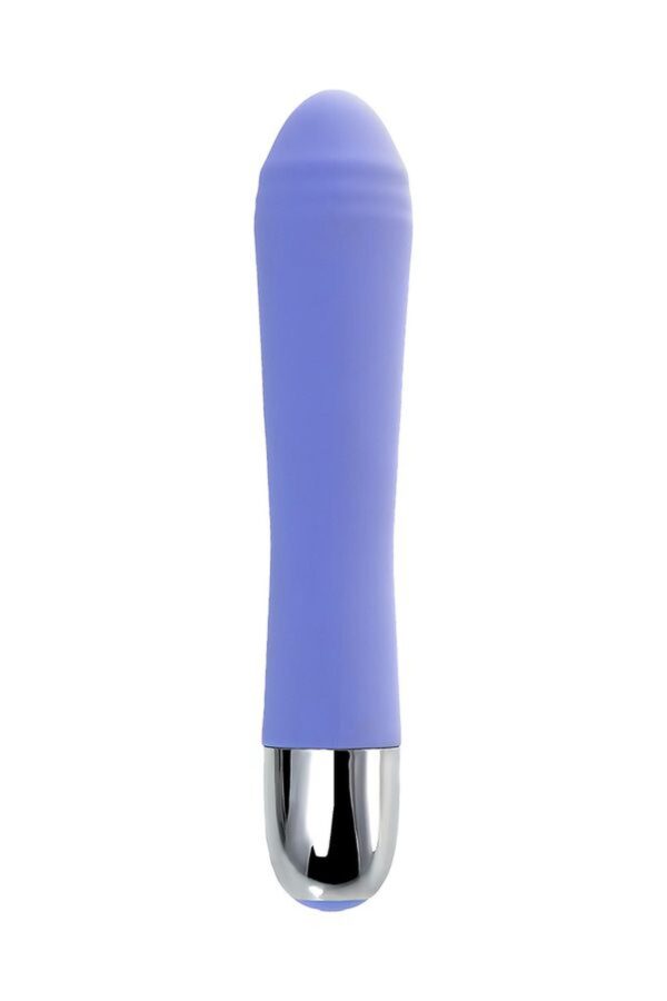 Vibrator with clitoral stimulation Flovetta Crocus, silicone, purple, 17.5 cm - obrazek 4