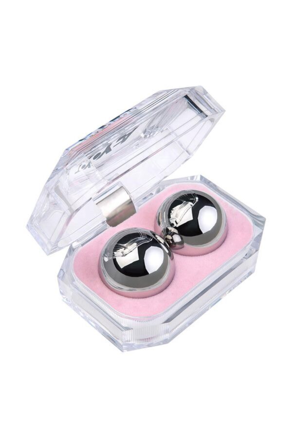 Vaginal balls Metal by TOYFA, metal, silver, O 3 cm - obrazek 4
