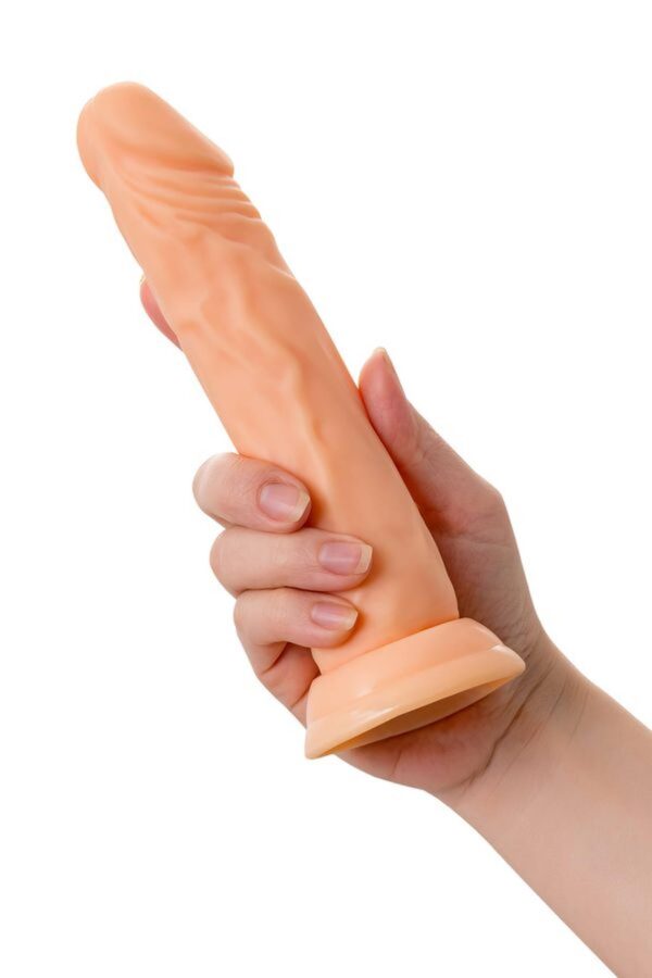A TOYS Realistic dildo Toon, TPE, nude, 17,5 cm - obrazek 4