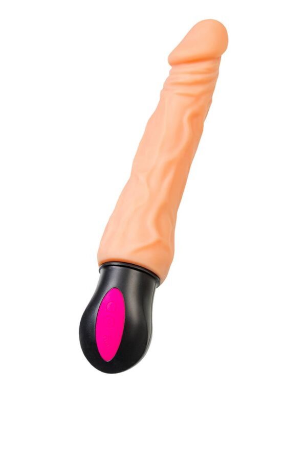 A TOYS  Realistic Vibrator with heating, TPE, 12 Modes, bendable, recharble - obrazek 4