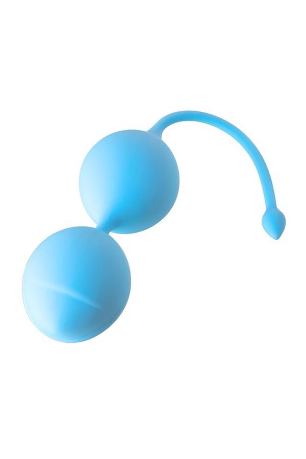 A TOYS,Vaginal balls, Silicone, Blue, O 3.5 cm - obrazek 4
