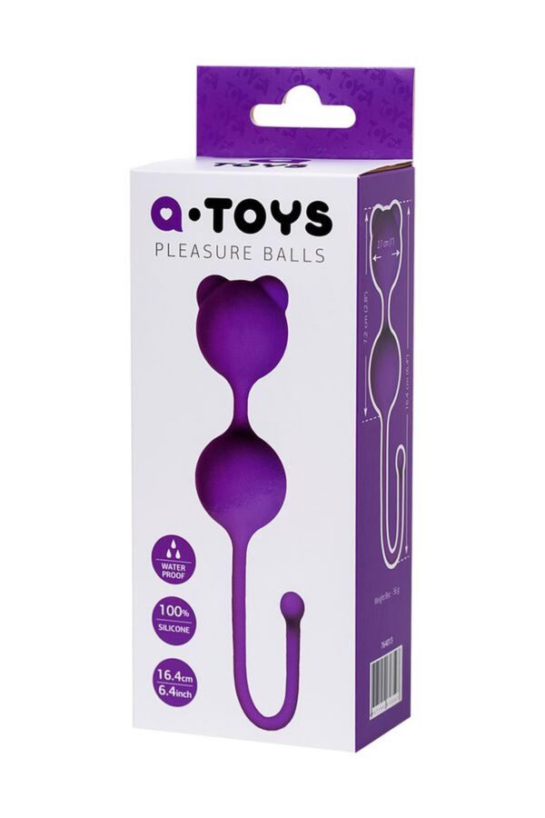 Pleasure balls A Toys PURPLE - obrazek 4