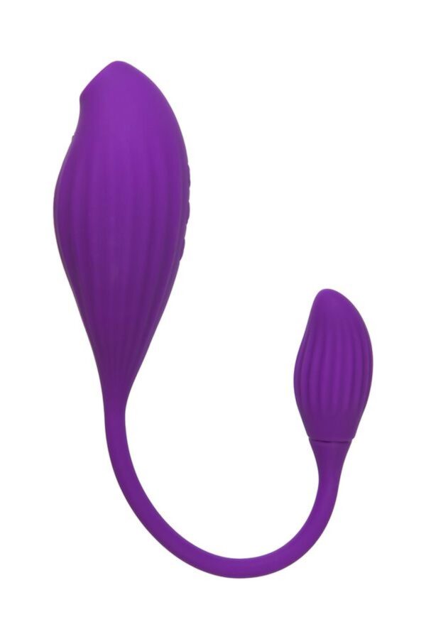 JOS Vacuum clitoris stimulator Ginny, silicone, purple, 31 cm - obrazek 4