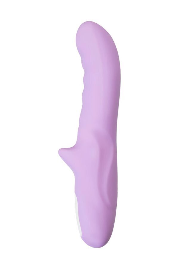 JOS JRotator vibrator MERRY GOR, silicone, purple, 20.7 cm - obrazek 4