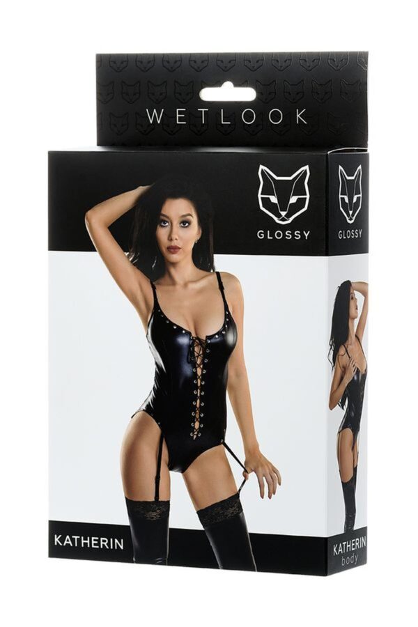 Glossy Classic body KATHERIN   black L - obrazek 4