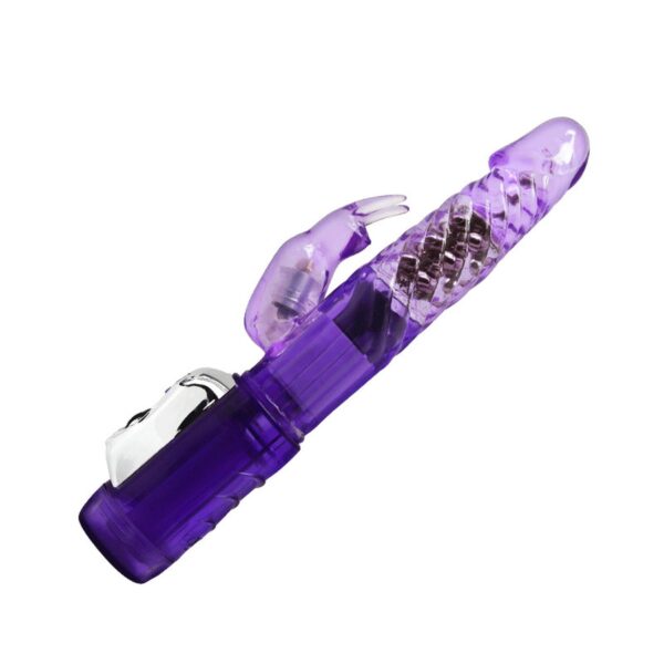 Multi speed Vibration and Rotation whit pearls, Purple - obrazek 4