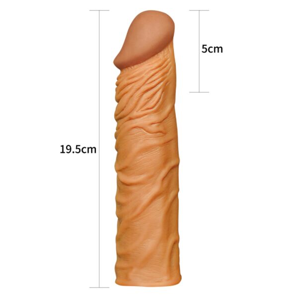 Add 2 Pleasure X Tender Penis Sleeve Brown - obrazek 5