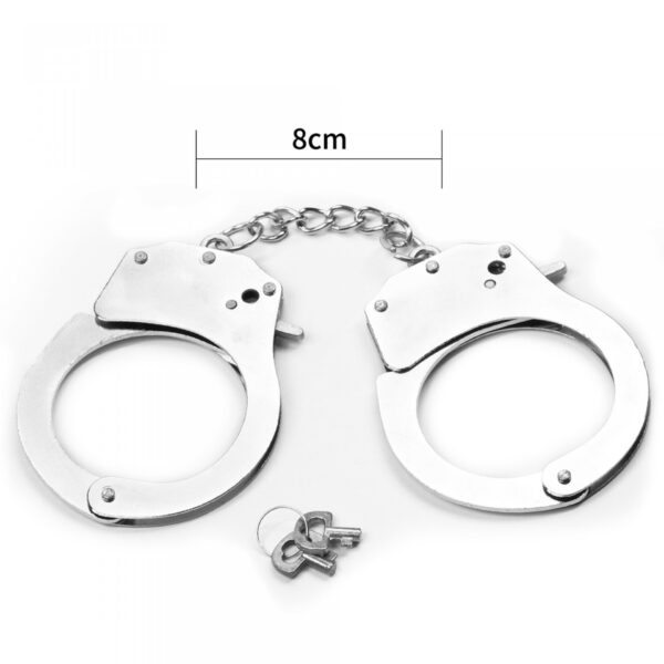 Fetish Pleasure Metal Handcuffs - obrazek 5