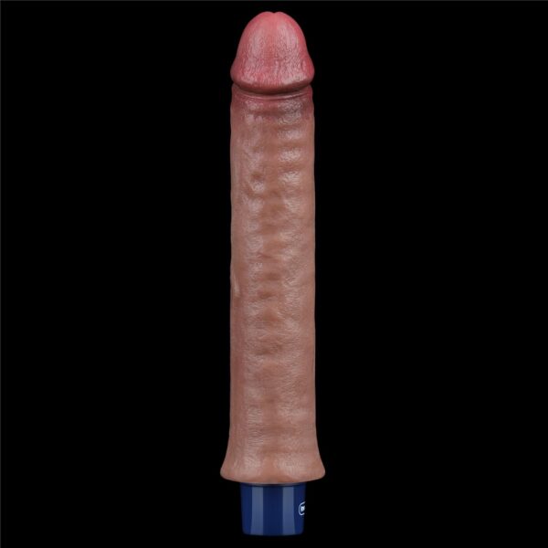 9.5 REAL SOFTEE Rechargeable Silicone Vibrating Dildo - obrazek 5