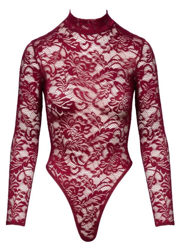 Lace Body red S - obrazek 5