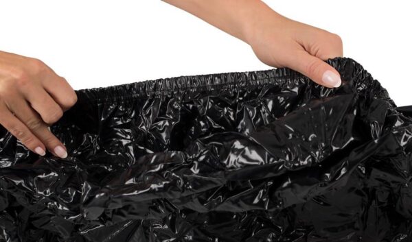 Vinyl Fitted Sheet black - obrazek 5