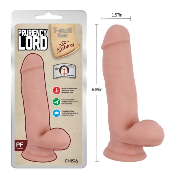 Pruriency Lord Dildo Flesh - obrazek 5