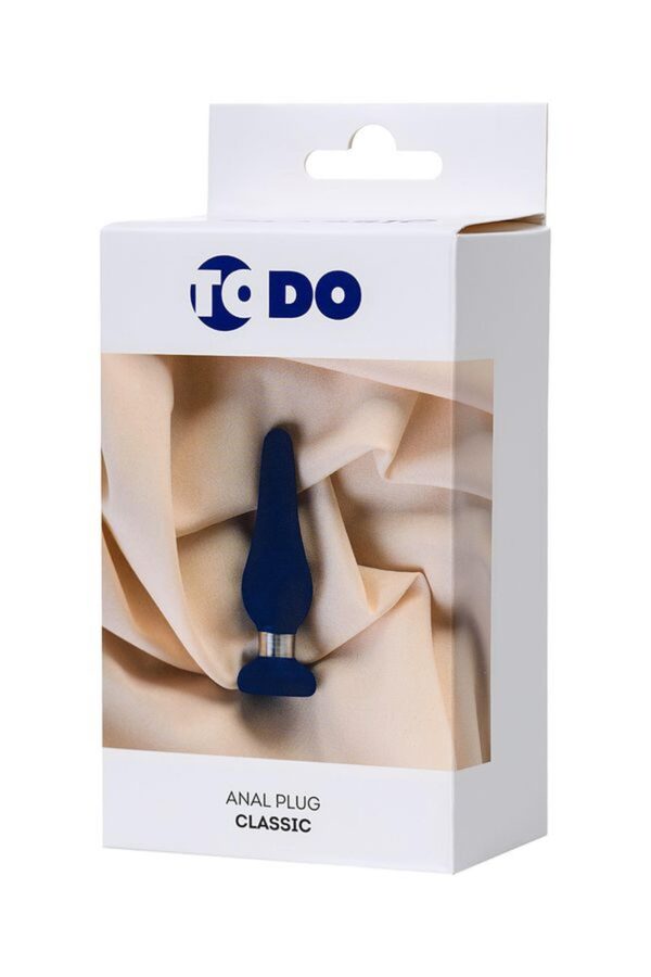 ToDo Classic Blue Anal Plug S - obrazek 5
