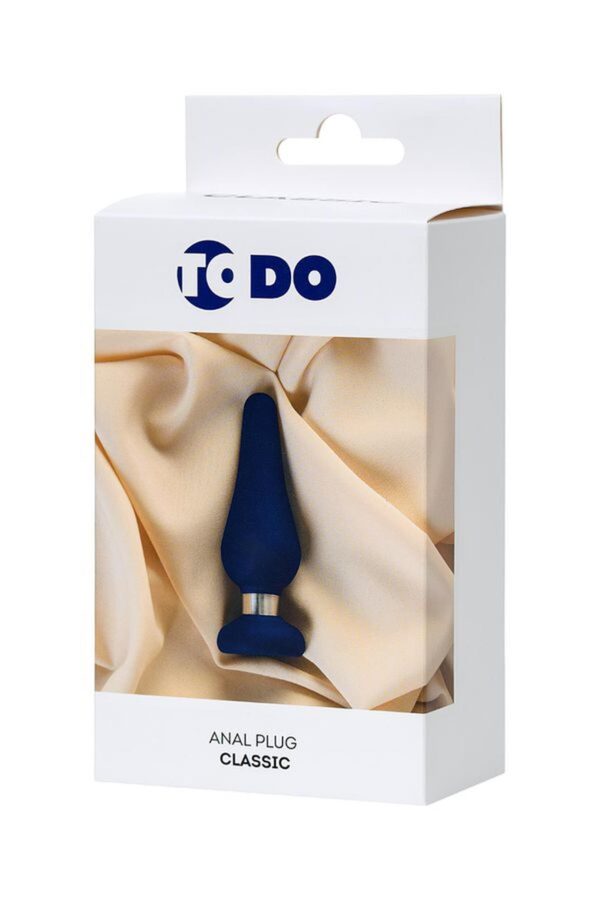 ToDo Classic Blue Anal Plug M - obrazek 5