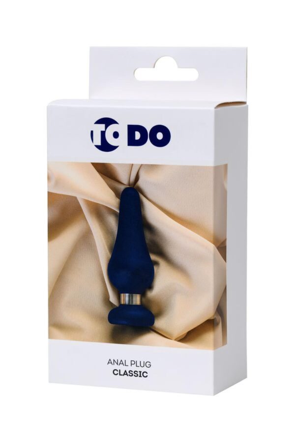 ToDo Classic Blue Anal Plug L - obrazek 5