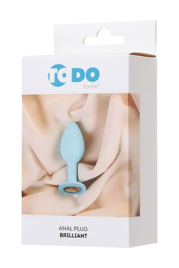 ToDo Brilliant Blue Anal Plug - obrazek 5