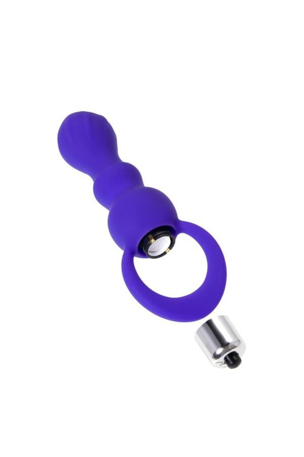 ToDo by Toyfa Anal plug Curvy, silicone, purple, 14 cm, O 3.2 cm - obrazek 5