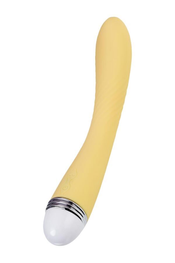 Vibrator Flovetta by Toyfa Calla, silicone, yellow, 22 cm - obrazek 5