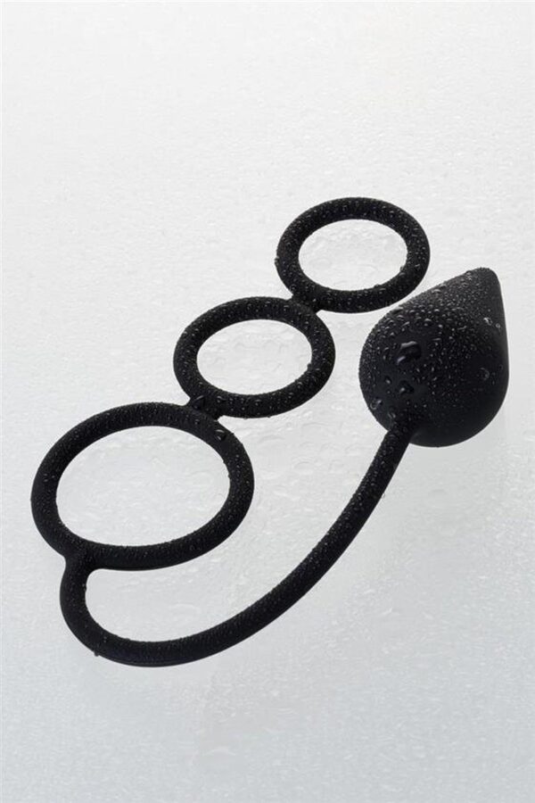 EROTIST Butt plug with an erection ring (M) - obrazek 5
