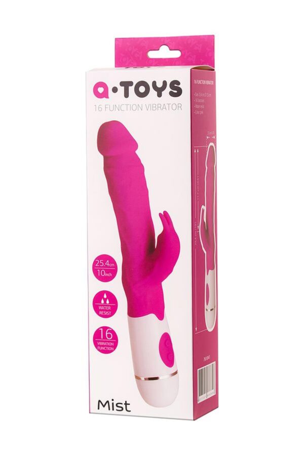 A TOYS, Vibrator Mist, Silicone, Pink, 25.4 cm - obrazek 5