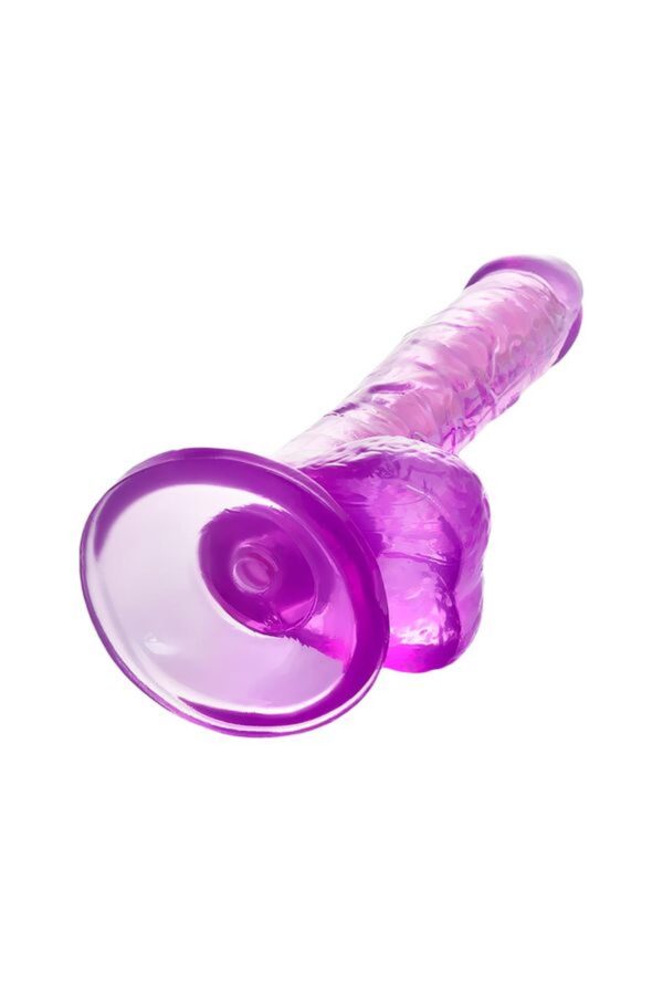 Realistic dildo A Toys by TOYFA Celiam, TPE, purple, 20.5 cm - obrazek 5