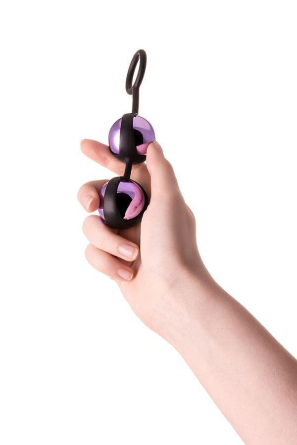 A TOYS, Vaginal balls, ABS plastic, Purple, O 3.1 cm - obrazek 5