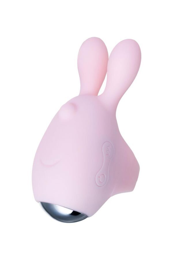 JOS VITA finger vibrating egg and vibrating attachment, silicone, powder pink, 8.5 and 8 cm - obrazek 5