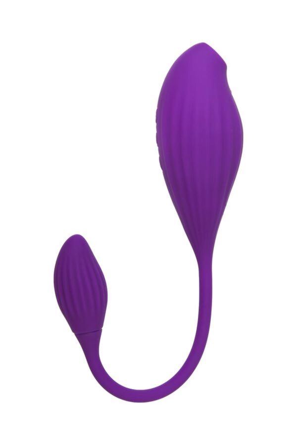 JOS Vacuum clitoris stimulator Ginny, silicone, purple, 31 cm - obrazek 5