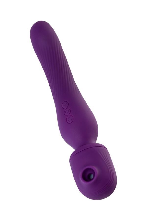 JOS Stimulator 2 in 1 Kisom, silicone, purple, 13 cm - obrazek 5