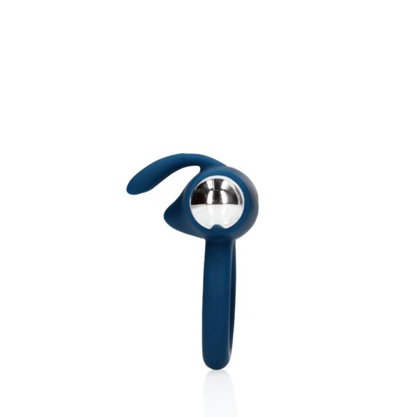 Vibrating Rabbit Cock Ring   Baltic Blue - obrazek 5