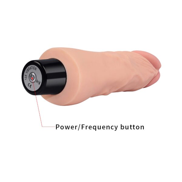 7 REAL SOFTEE Vibrating Dildo - obrazek 6