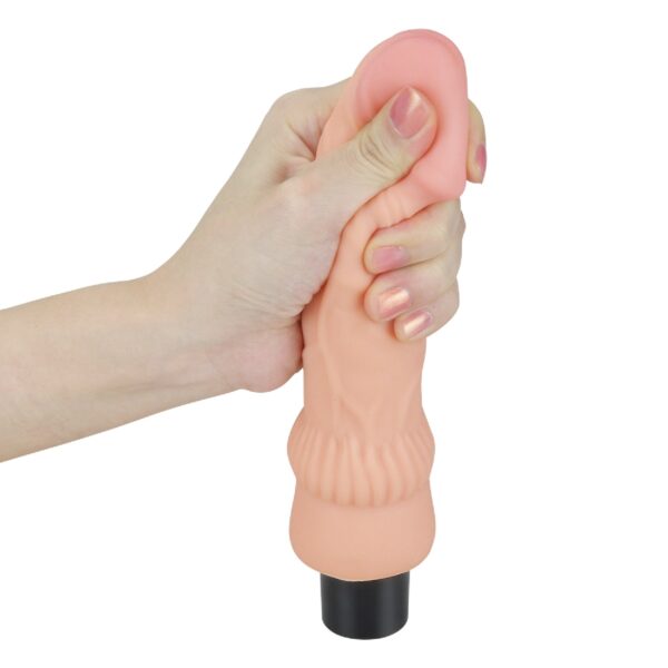 7.8 REAL SOFTEE Vibrating Dildo - obrazek 6