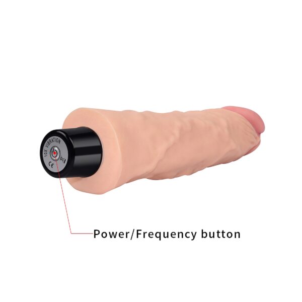 8 REAL SOFTEE Vibrating Dildo - obrazek 6