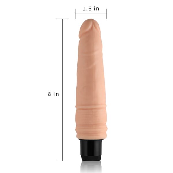 7.5 Xtreme Feel Cyberskin Vibrator - obrazek 6