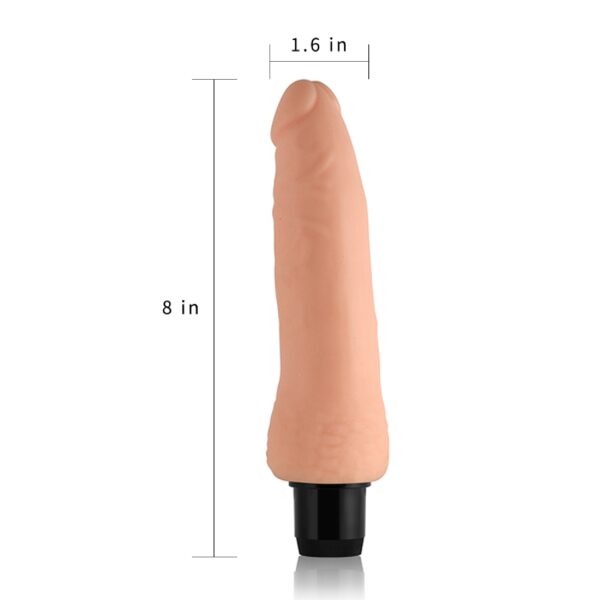 8 Xtreme Feel Cyberskin Vibrator - obrazek 6