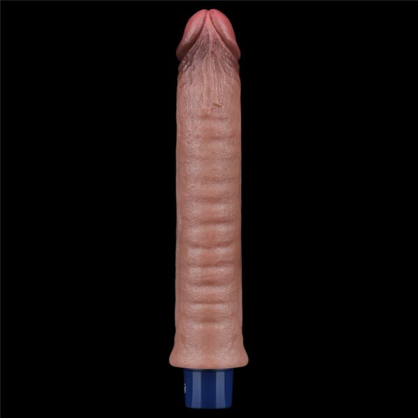 9.5 REAL SOFTEE Rechargeable Silicone Vibrating Dildo - obrazek 6