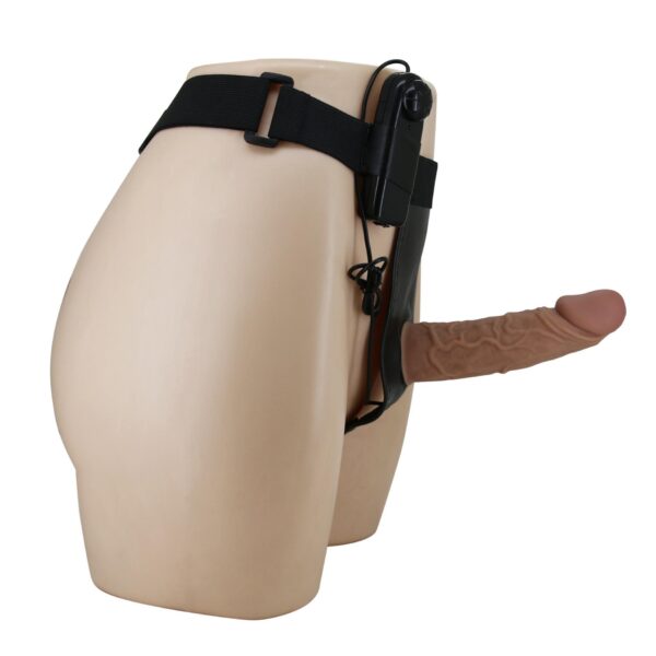 PRETTY LOVE   HARNESS BRIEFS  Draven Strap On 6,8 Dildo vibration - obrazek 6