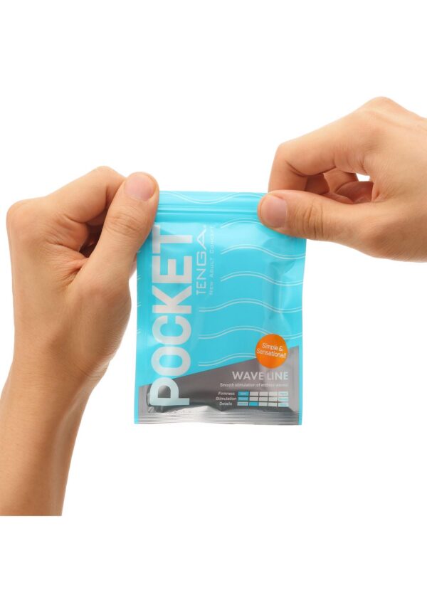 Tenga Pocket Wave Line Transparent - obrazek 6