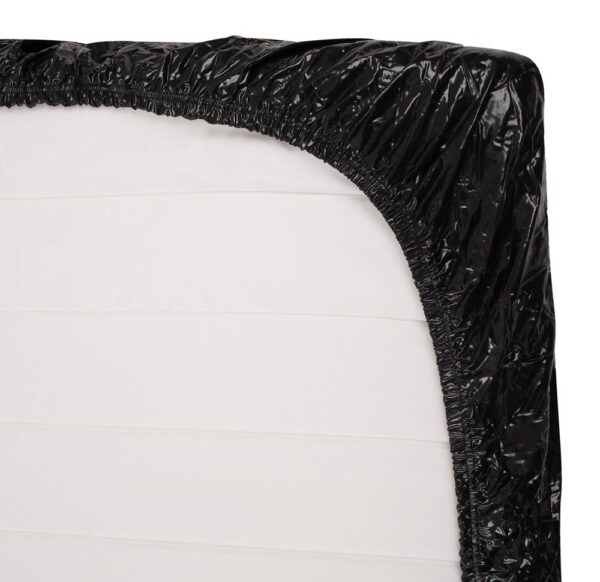Vinyl Fitted Sheet black - obrazek 6