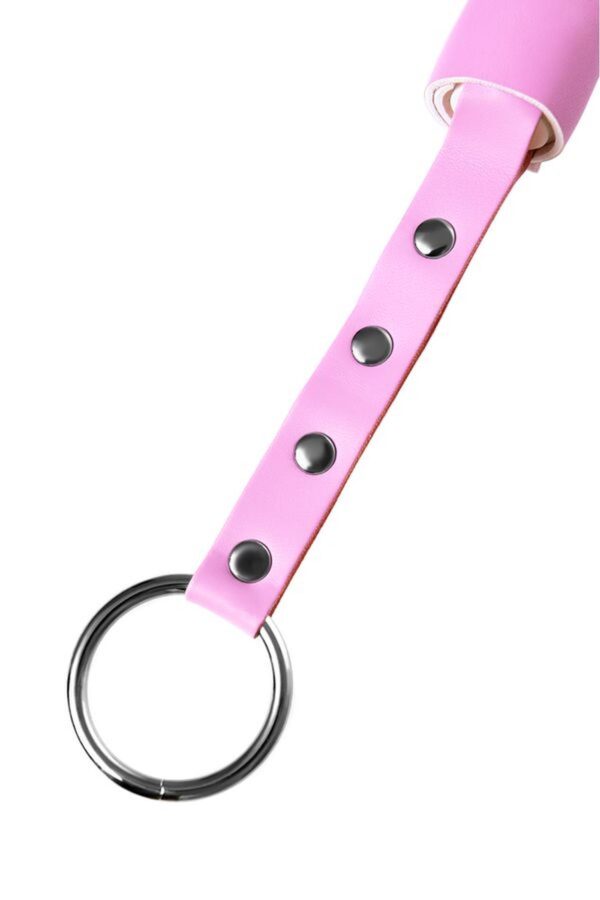 Anonymo flogger, PU leather, pink, 64 cm - obrazek 6