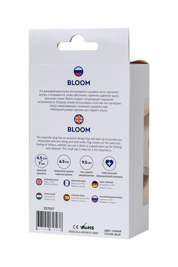ToDo Bloom Blue Expander Plug L - obrazek 6